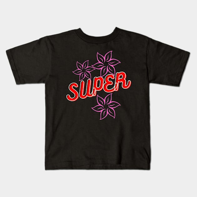 t shirt super Kids T-Shirt by Geometrie Variabili